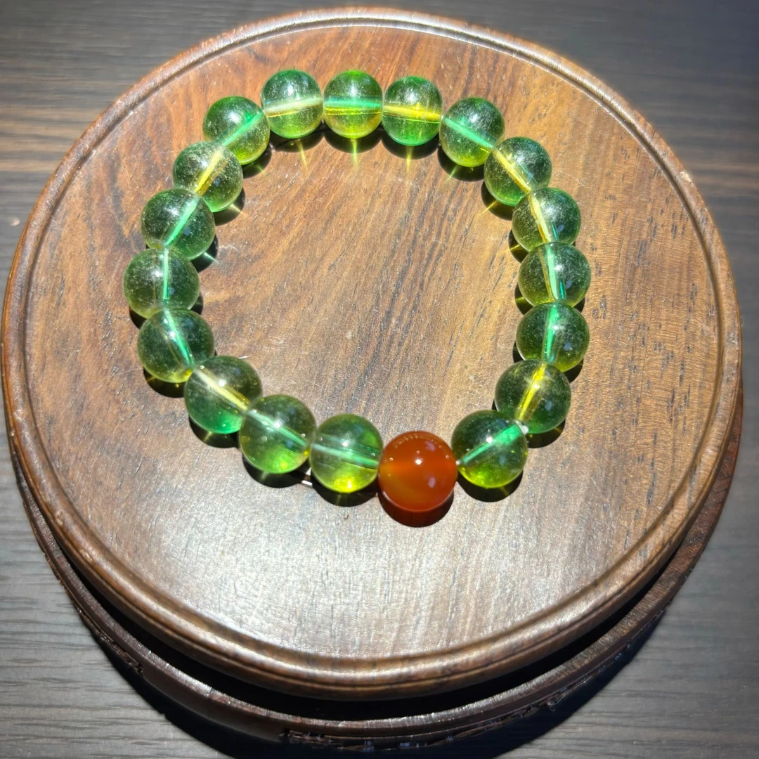 DIY绿水晶手串DD1141