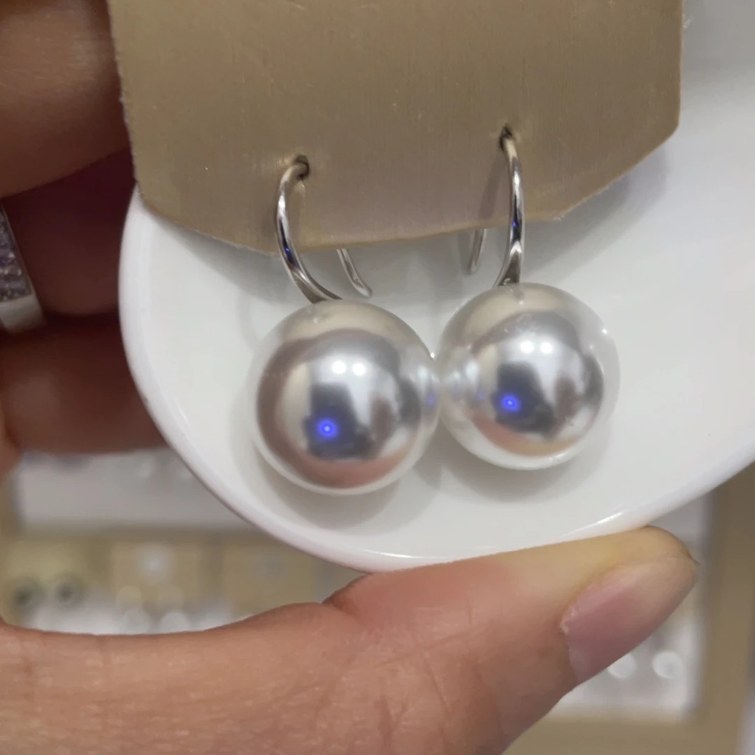 耳饰淡水珍珠银S925镶嵌