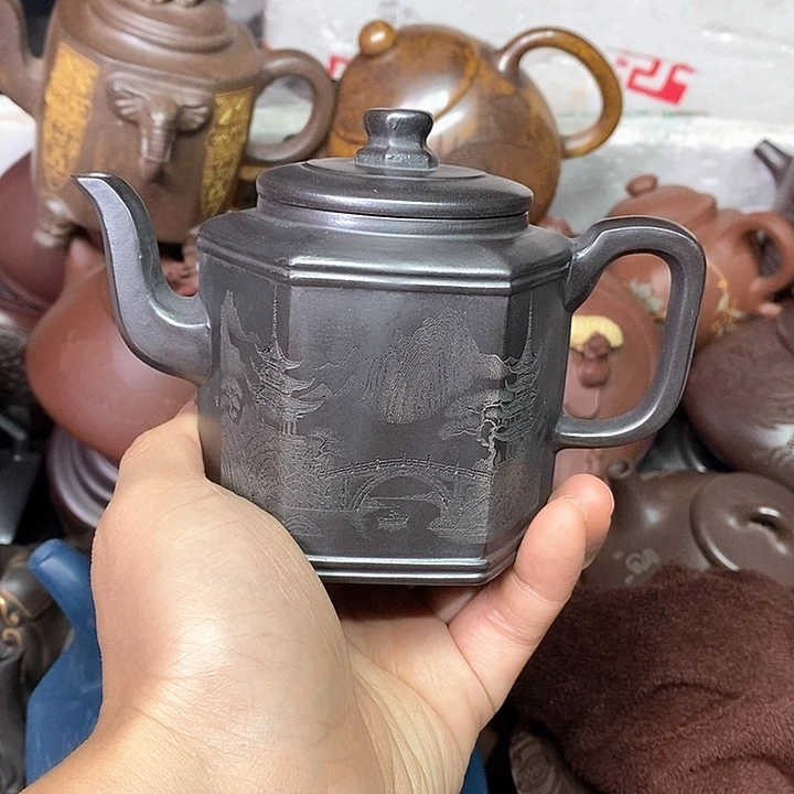 茶壶紫砂微瑕微瑕