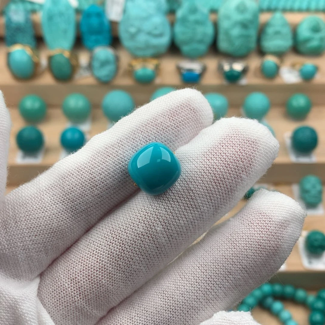 绿松石配饰未镶嵌11.6-11.4