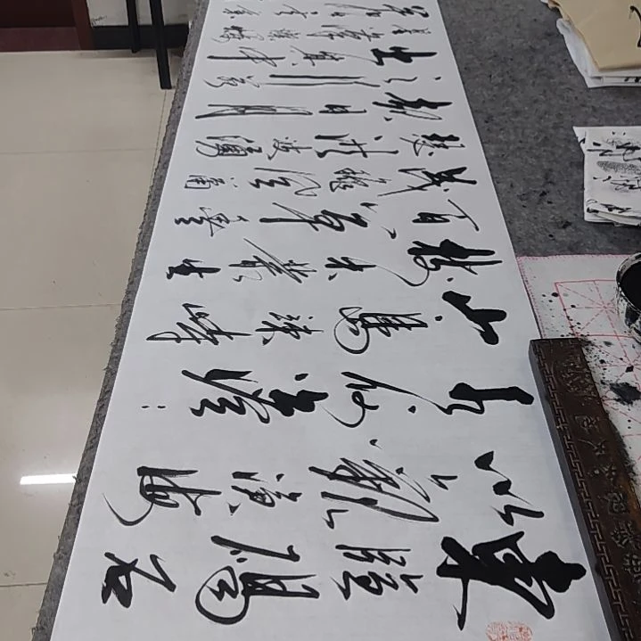 书法书法作品观沧海再赠送一副沁园春雪