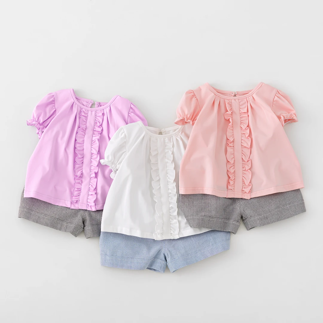 夏季新款可爱短袖套装女童衣服可以夏季套装