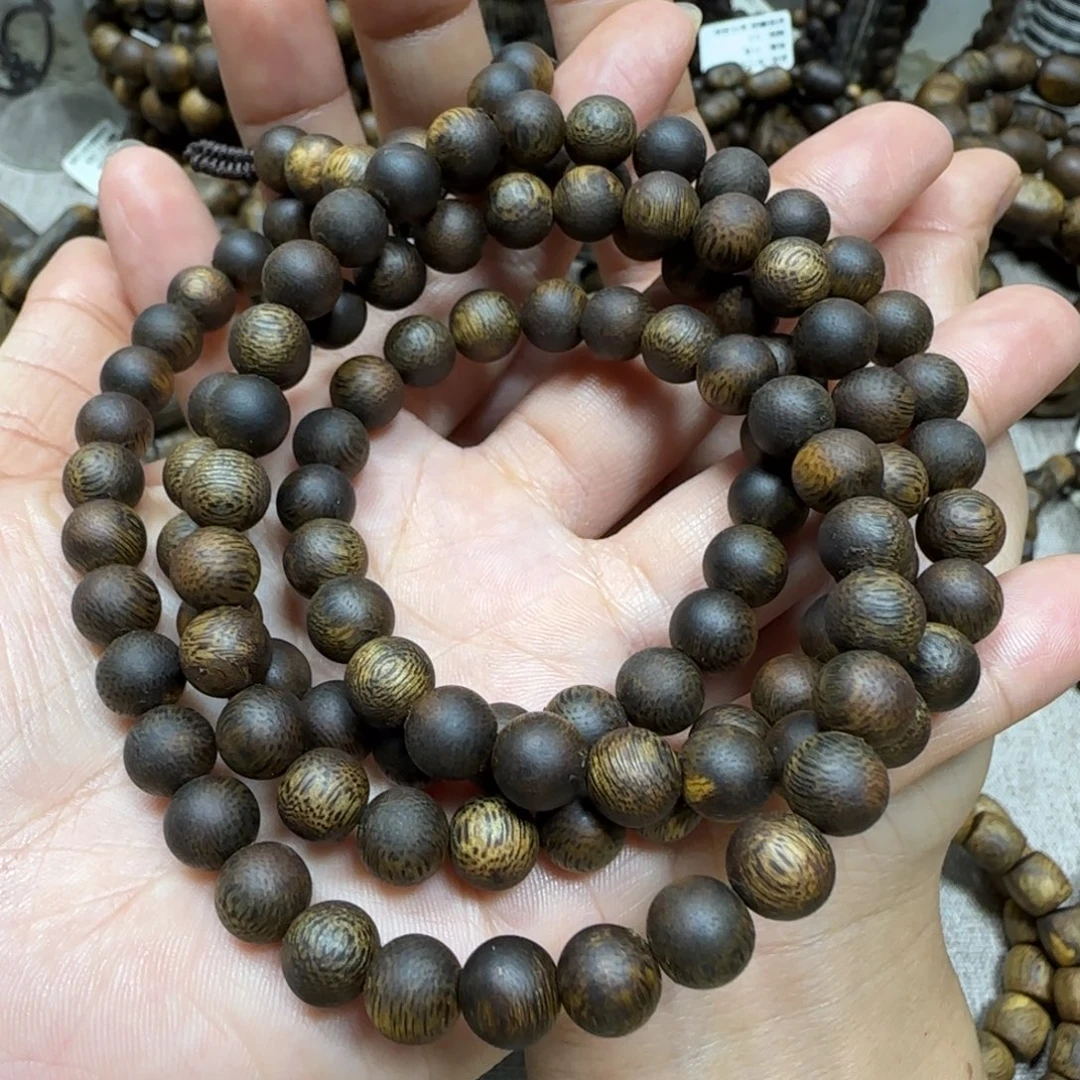 沉香手串浮沉虫漏多样性发货一条卡8-33克