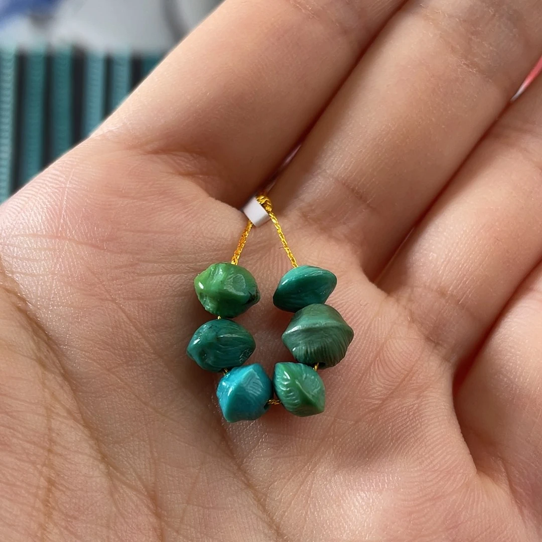 未镶嵌绿松石手串卡7.5