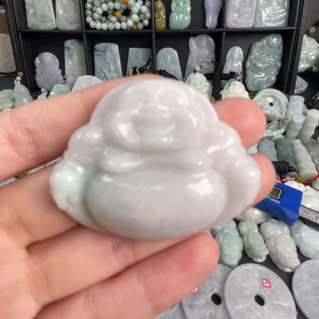 翡翠未镶嵌吊坠(不含链)微瑕