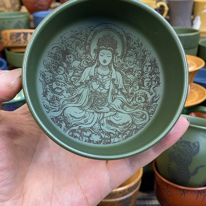 【闪购商品】紫砂杯子宜兴全手工紫砂杯