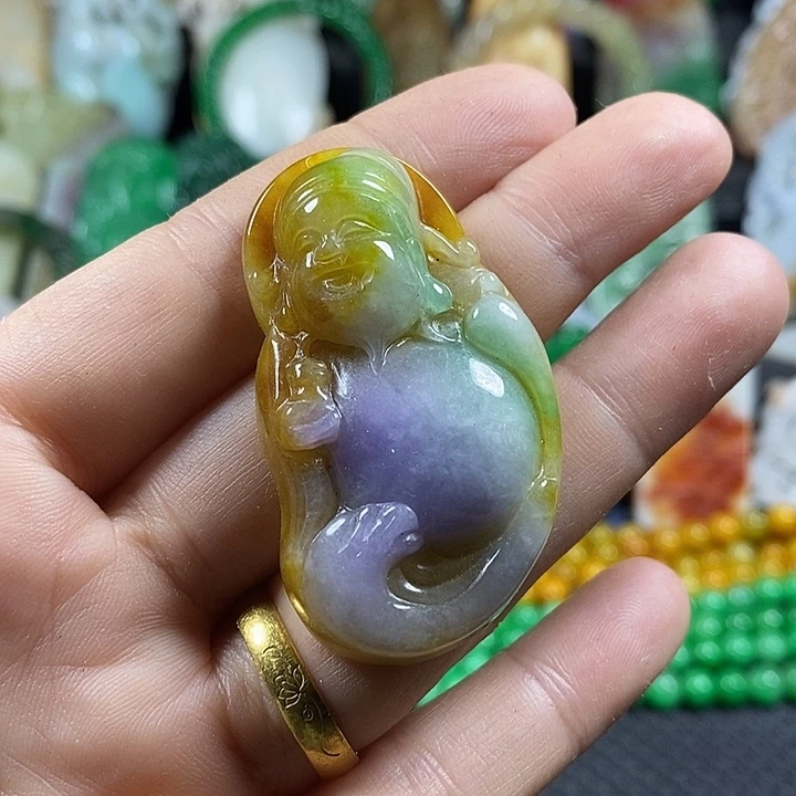 吊坠紫金钵盂菩提