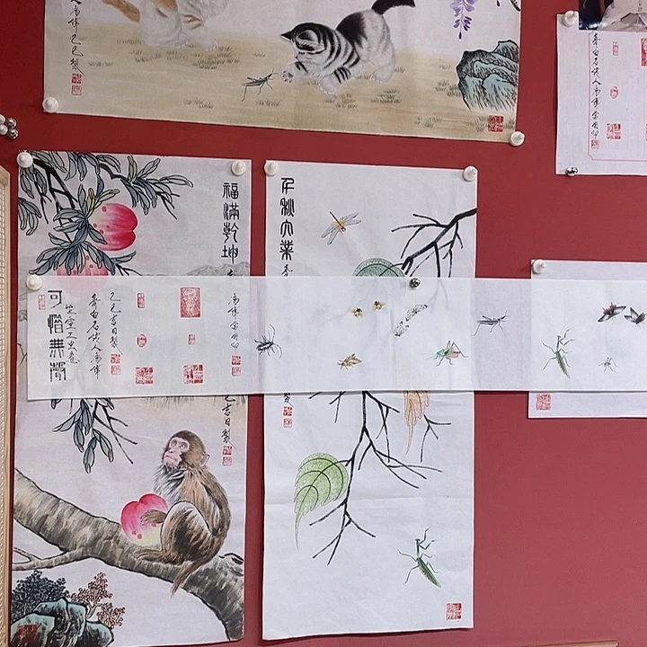 国画冯老师手绘作品