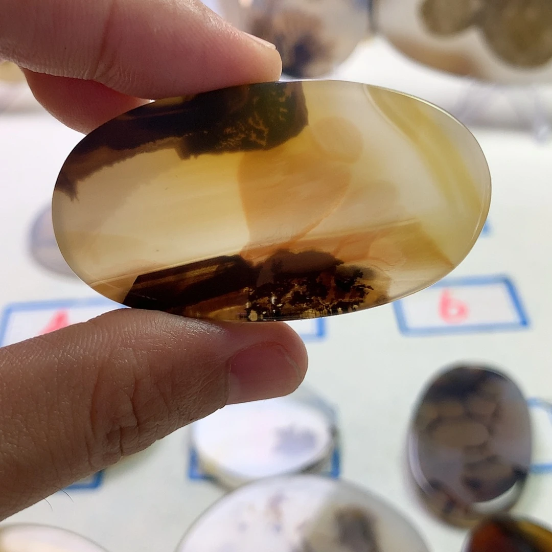未镶嵌玛瑙/玉髓珠宝半成品