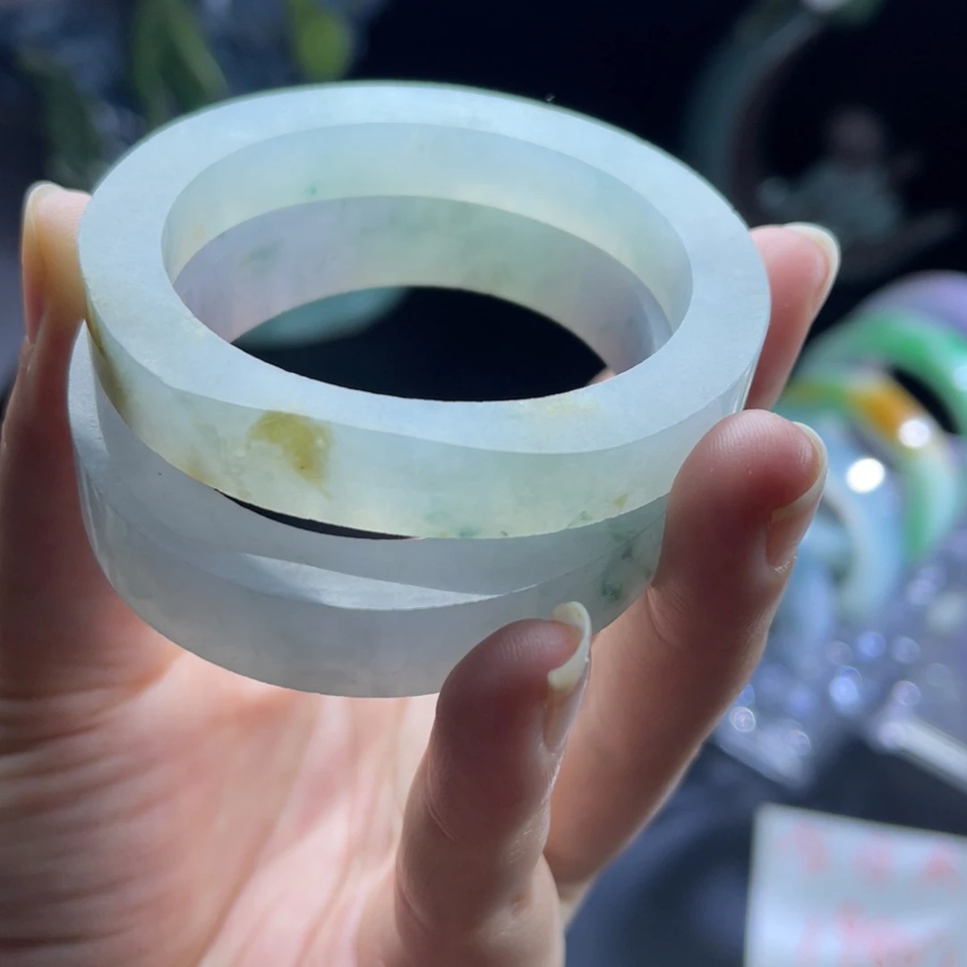 定制翡翠未镶嵌天然翡翠A货手镯