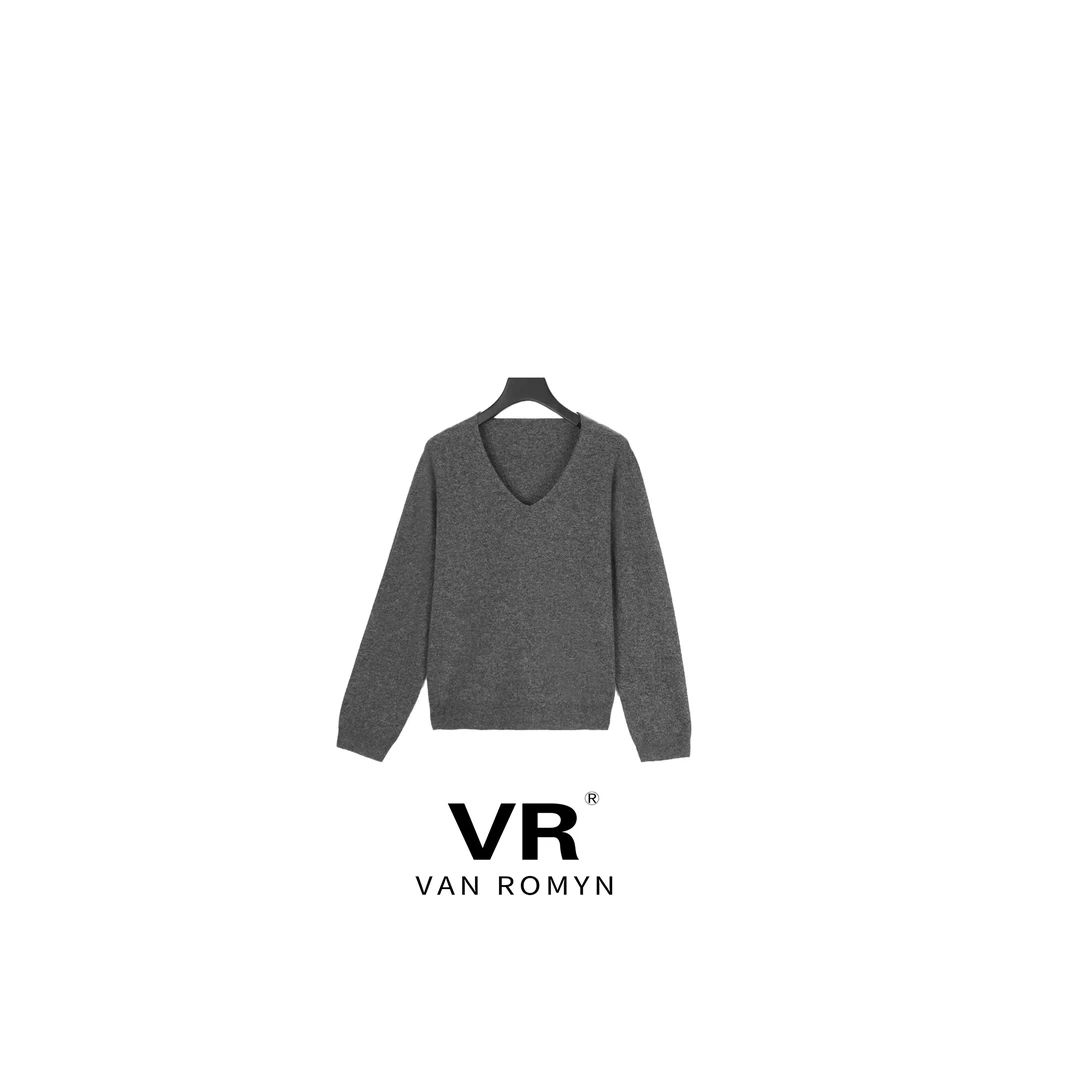 【VR莉娜】509047/20225秋冬新款极简一线成衣无缝一体澳毛纯羊毛衫