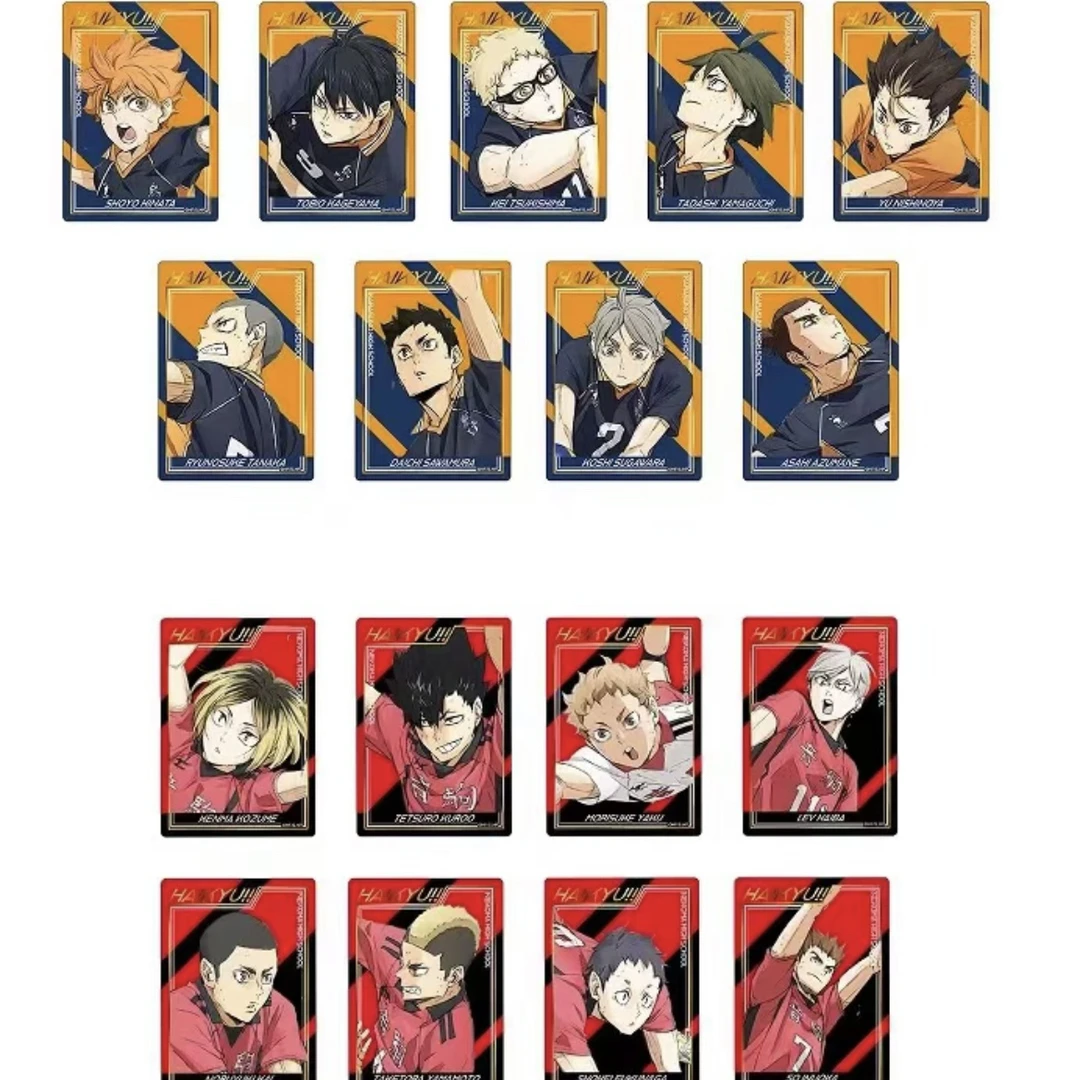 大清仓 【正版日谷】排球少年 大交流展 烫金透卡 盲盒