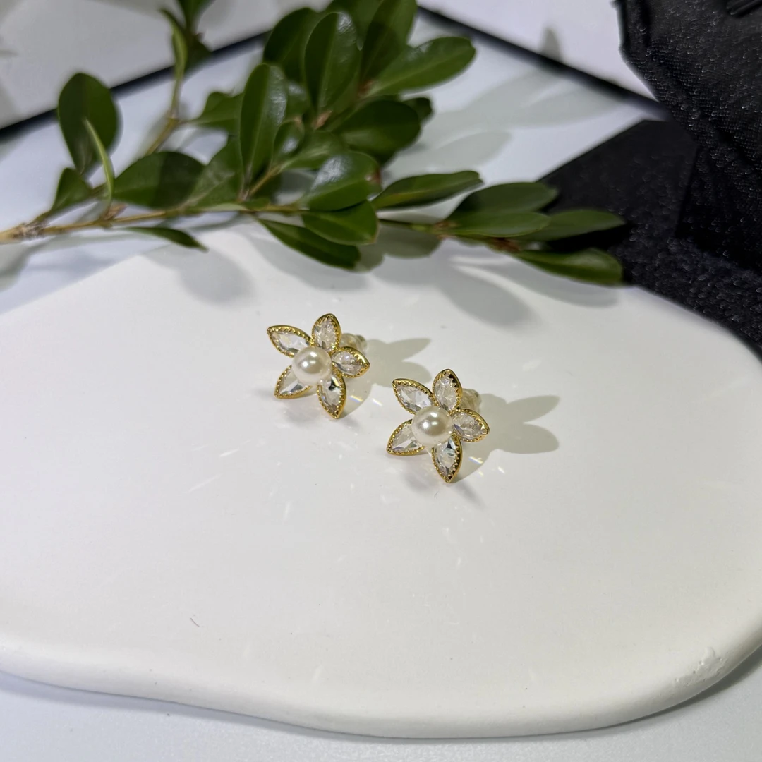 九小尚 铜合金珐琅耳饰 R1655秋季冬季冬天过年耳饰耳环