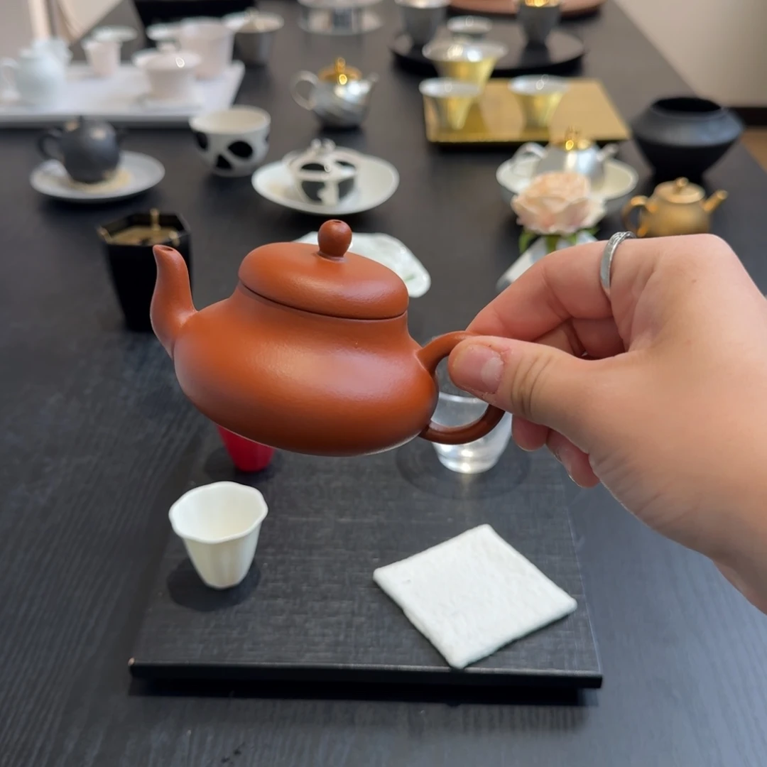 朱泥大红袍君德茶壶