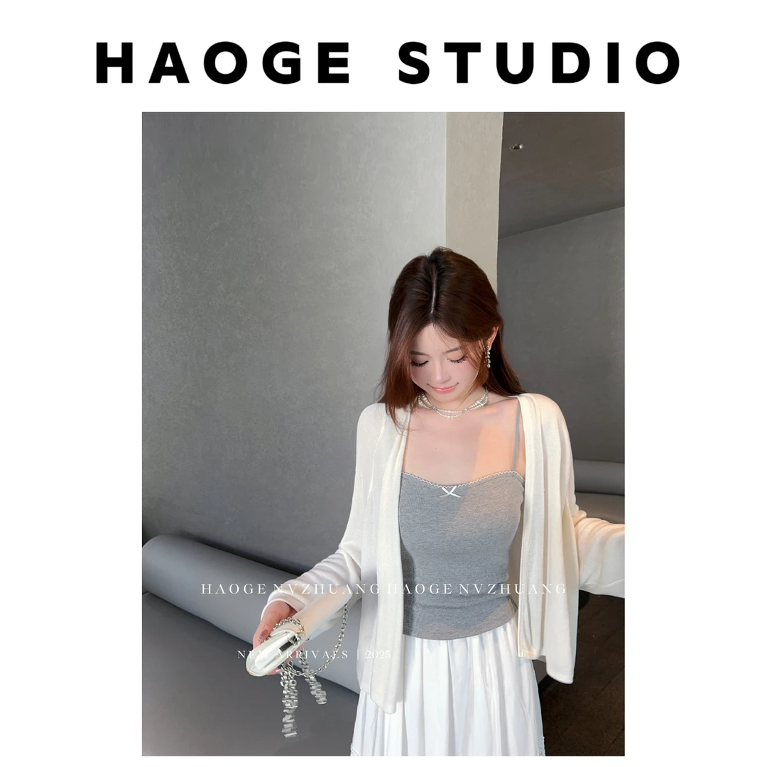浩哥严选●吊带预X5DD0523A简版日常百搭通勤短款时尚小众设计款