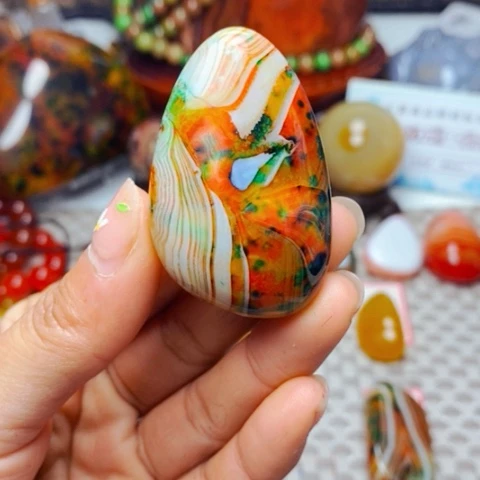 未镶嵌玛瑙/玉髓珠宝奇石