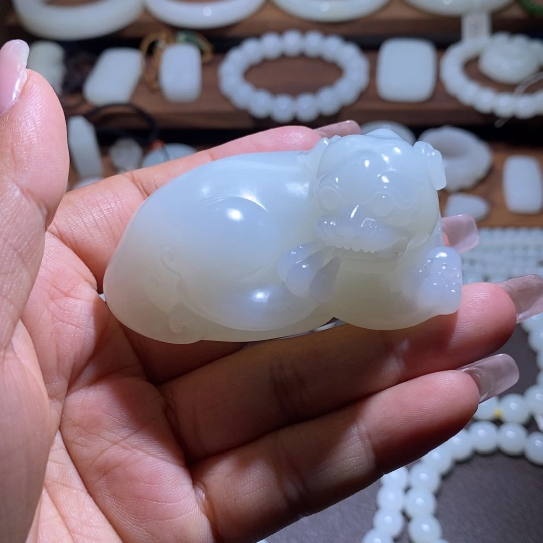 未镶嵌手链和田玉茶*