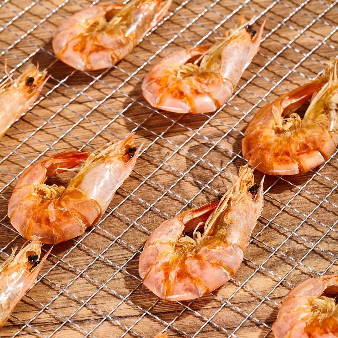 渤海即食烤虾干 25年盐田虾 营养零食新鲜烤制九成干 冷冻