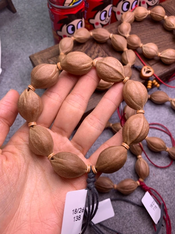 梅林铁核原生态18/26三花鲨鱼背梅林铁核素串橄榄核素串