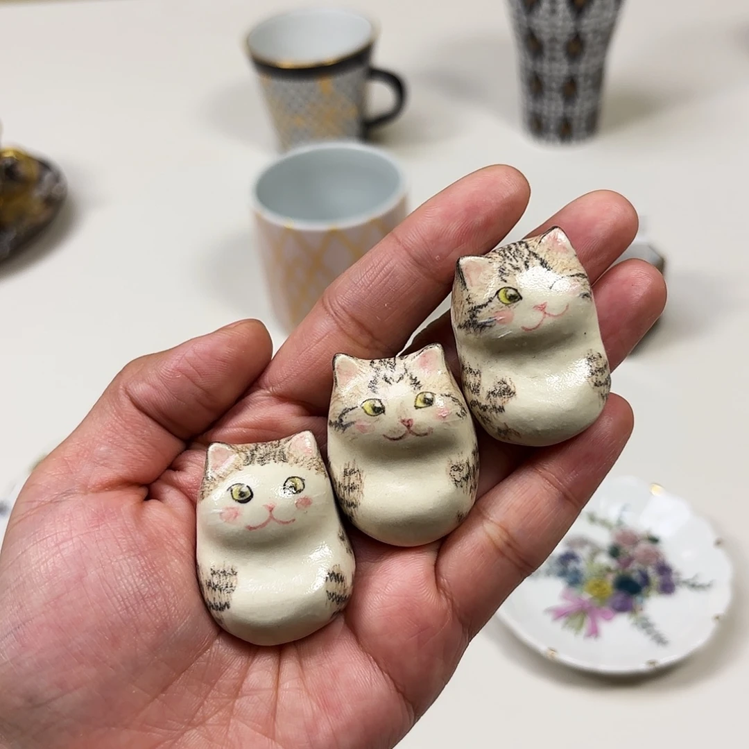 瓷作家器   猫咪一个（备注）