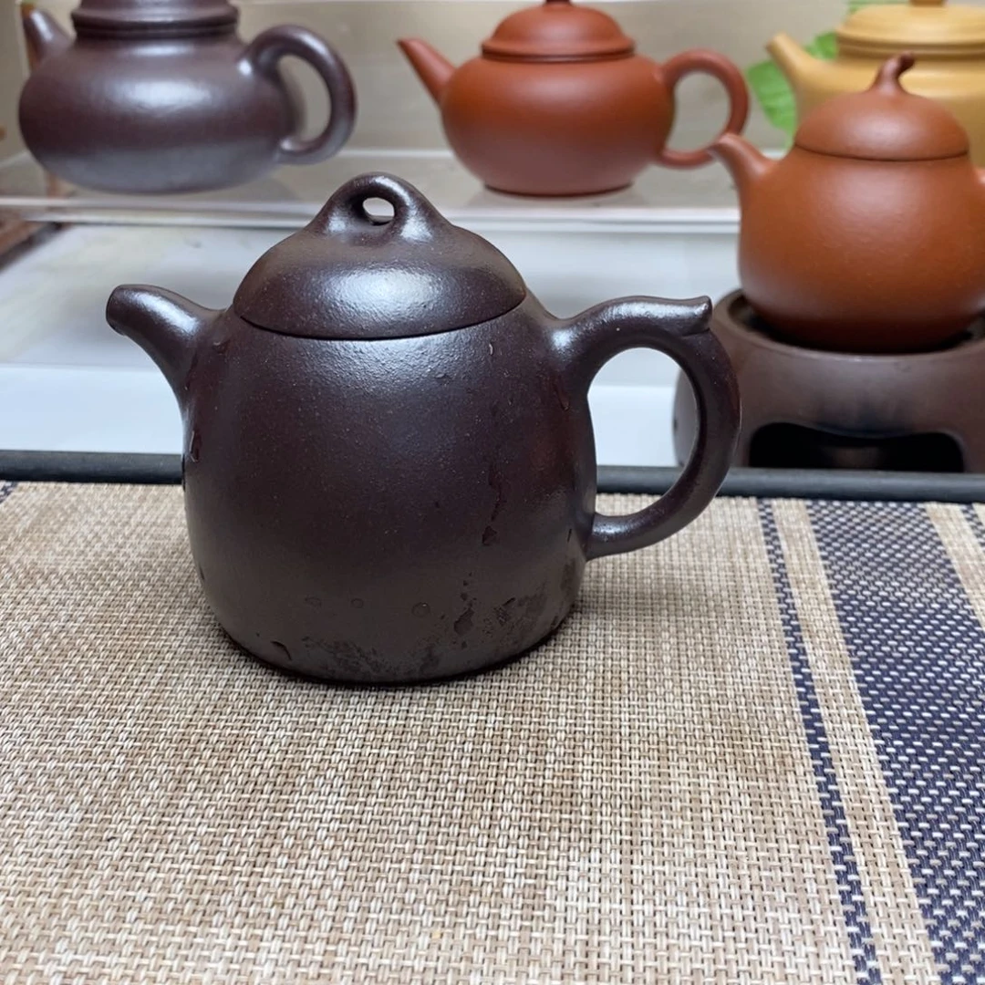 紫砂茶壶零添加石红壶160毫升