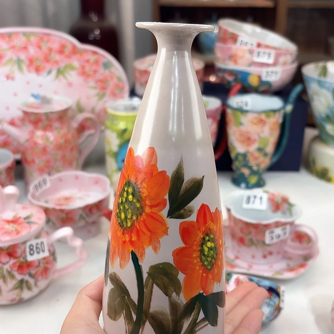景德镇手绘高温釉下彩陶瓷茶具