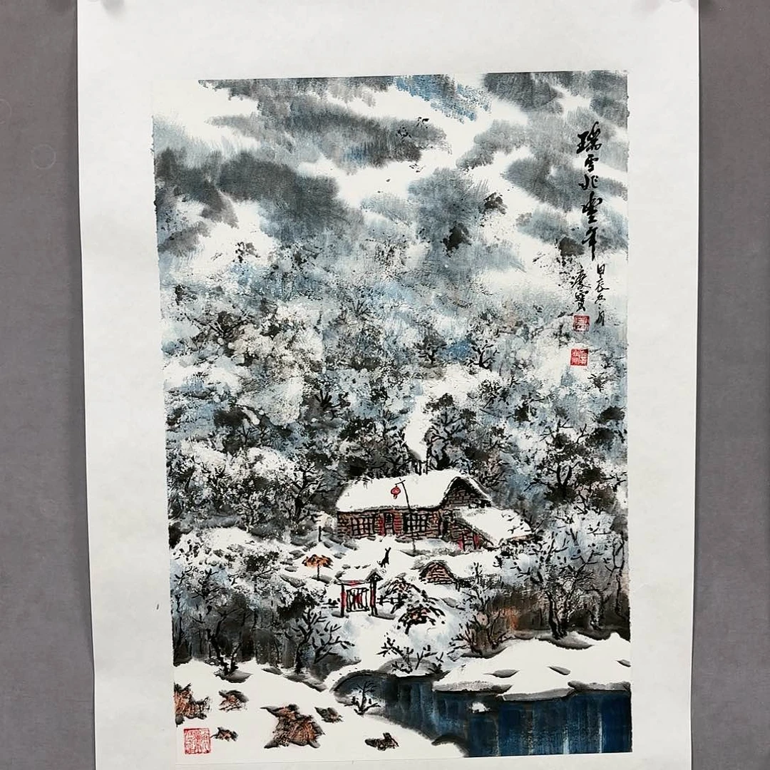 国画国画纯手绘作品请放心去藏