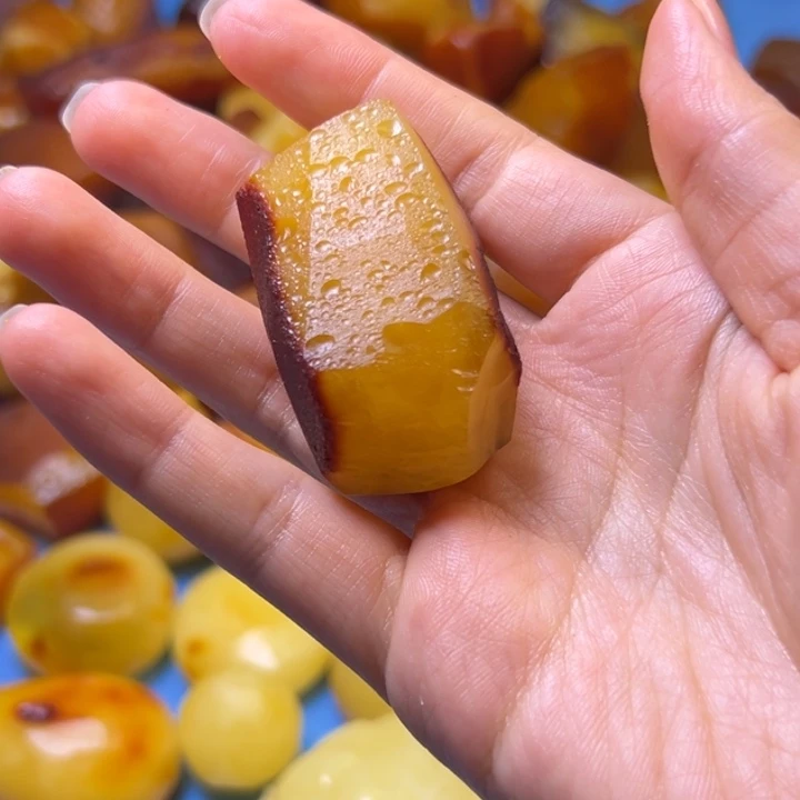 荣***运未镶嵌定制琥珀琥珀蜜蜡