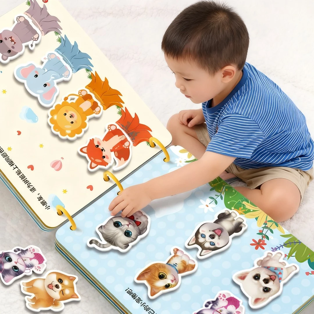 安静书手撕书撕撕书早教魔术贴宝宝幼儿园儿童幼童益智启蒙玩具
