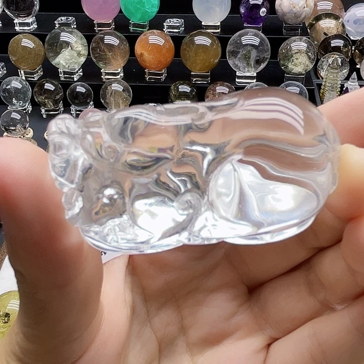 水晶珠宝半成品未镶嵌纯净体