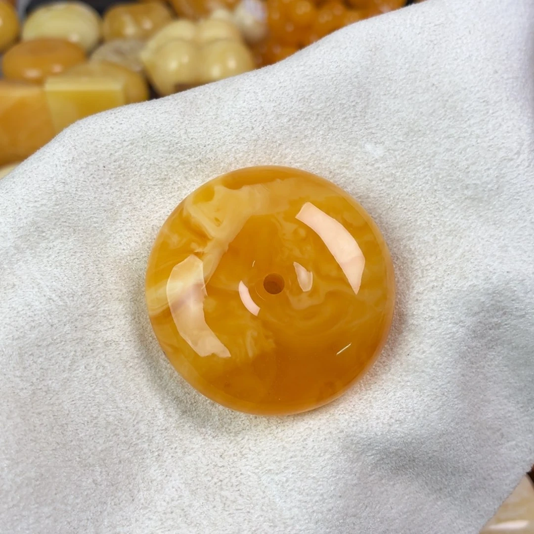蜜蜡未镶嵌吊坠(不含链)