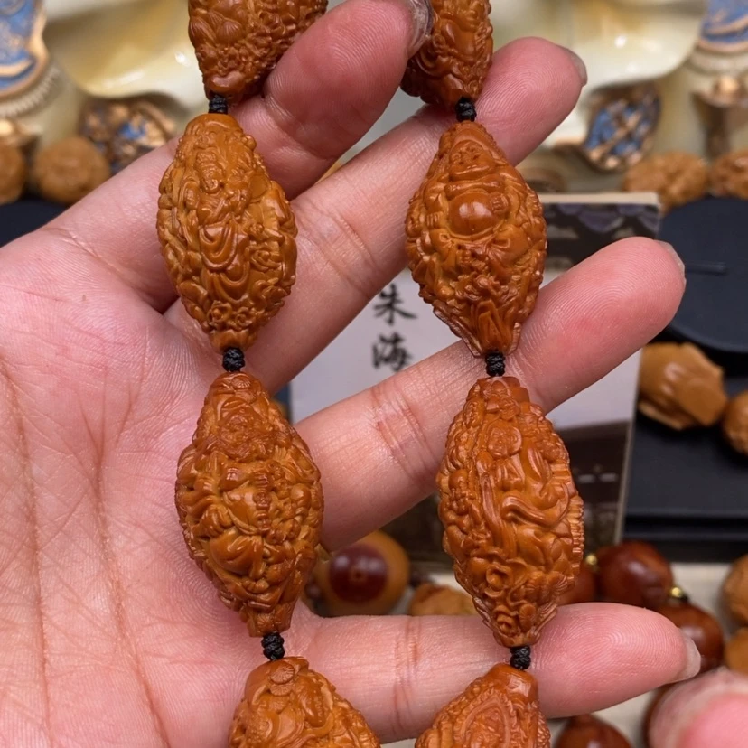 【闪购商品】橄榄核吊坠橄榄手工雕刻工艺