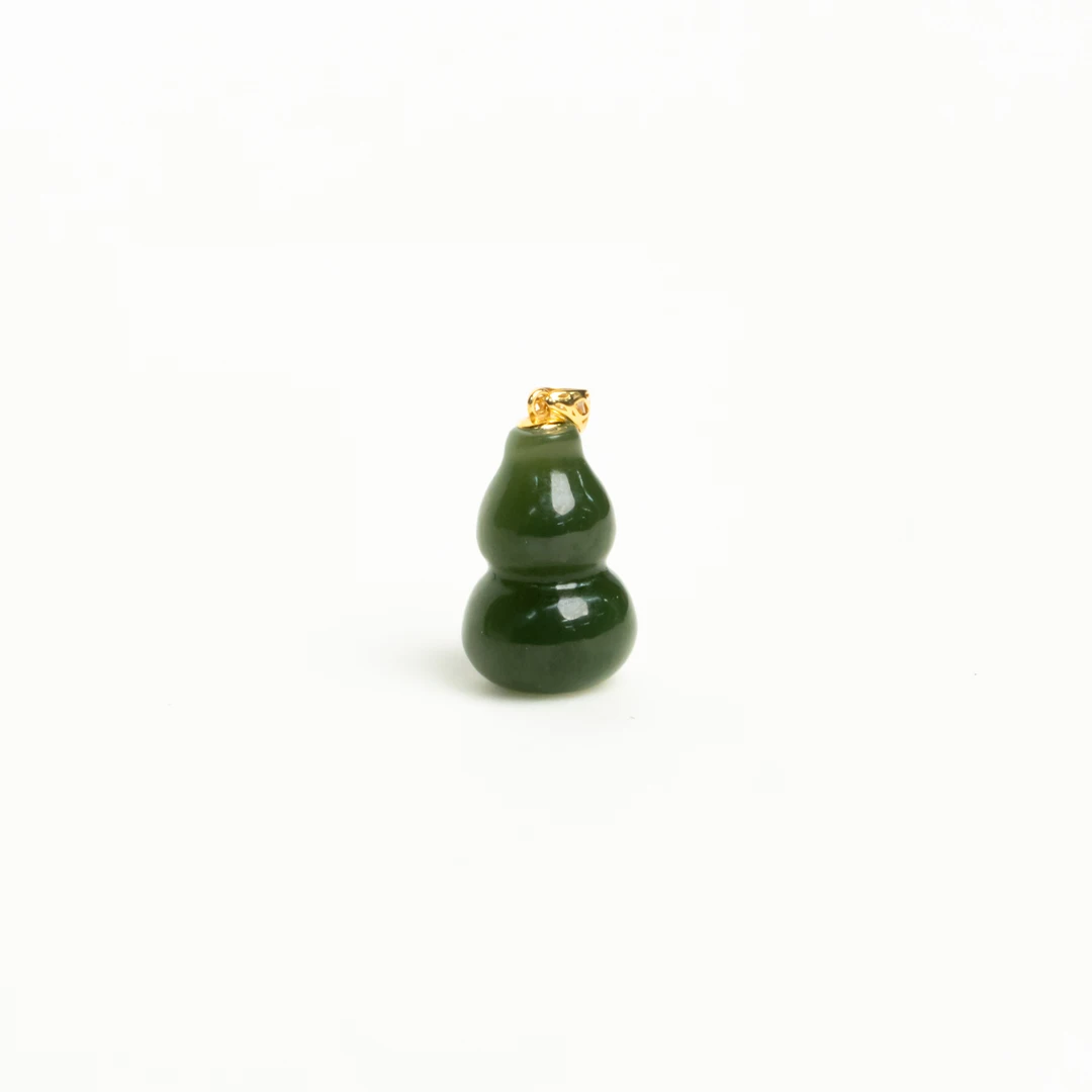 【心语甄选】D 2829和田玉葫芦吊坠 (发货多样性一件）