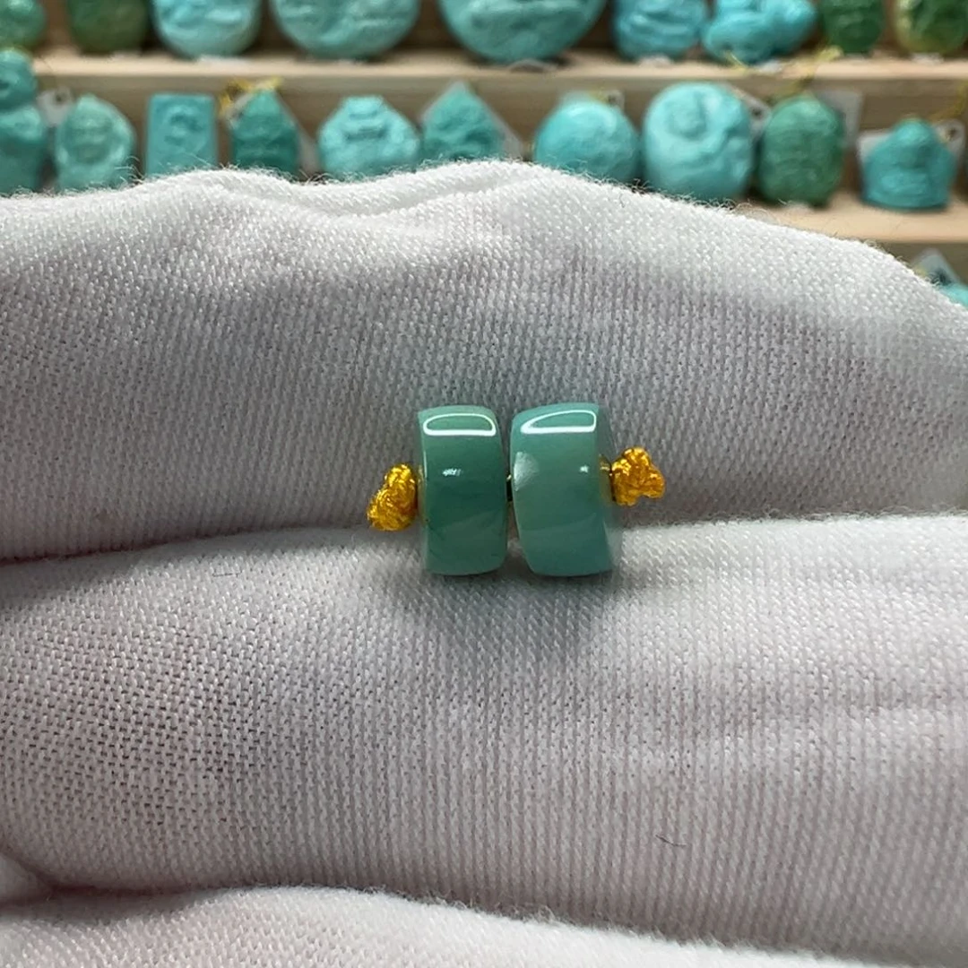 未镶嵌绿松石直切珠8x4mm