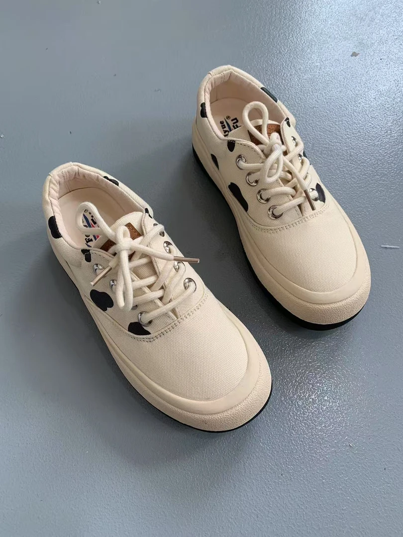 飞跃低帮女鞋厚底帆布鞋小白鞋8917