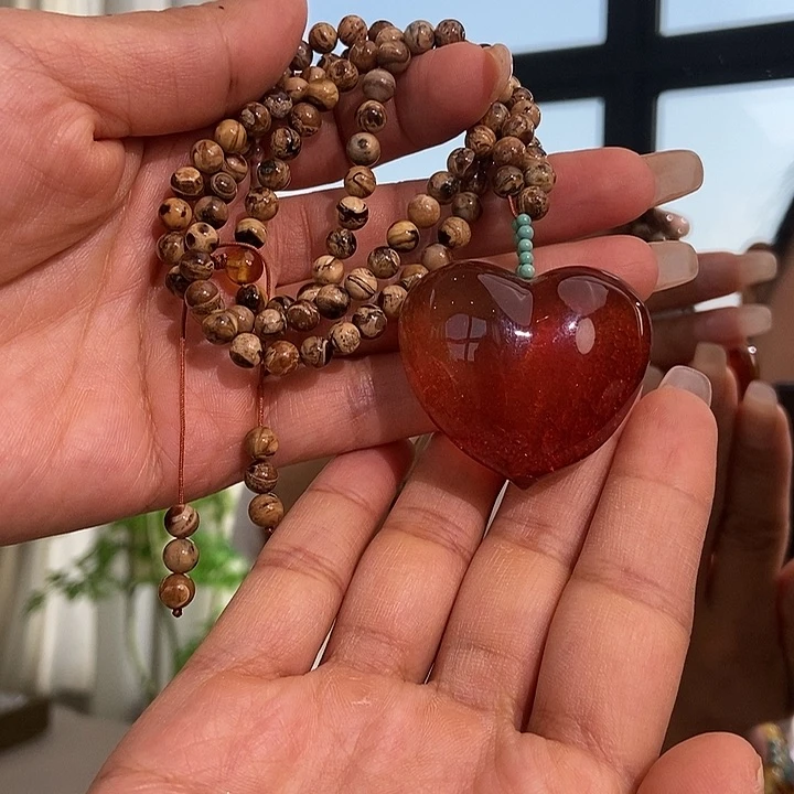 琥珀颈饰未镶嵌蜜蜡项链