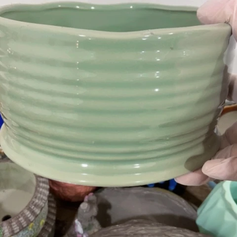 红陶陶瓷多肉花盆