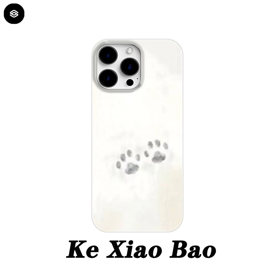 简约小脚丫适用苹果16promax个性15pro小众14pro创意15/13p手机壳