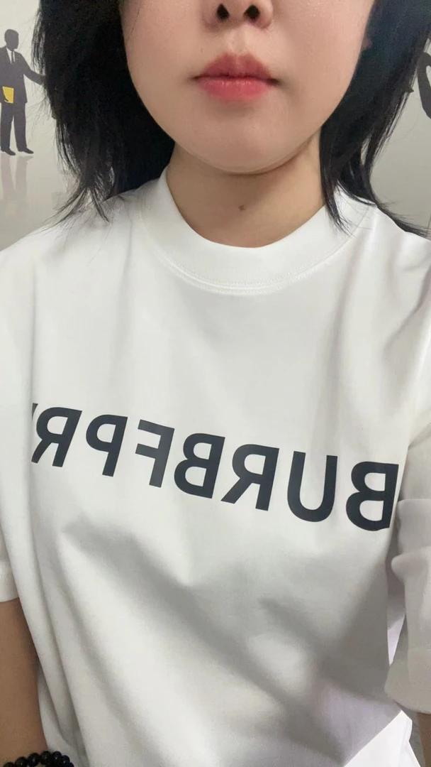 Y04B家新款欧版潮流黑白短袖T恤百搭微宽松【全新】一带礼盒