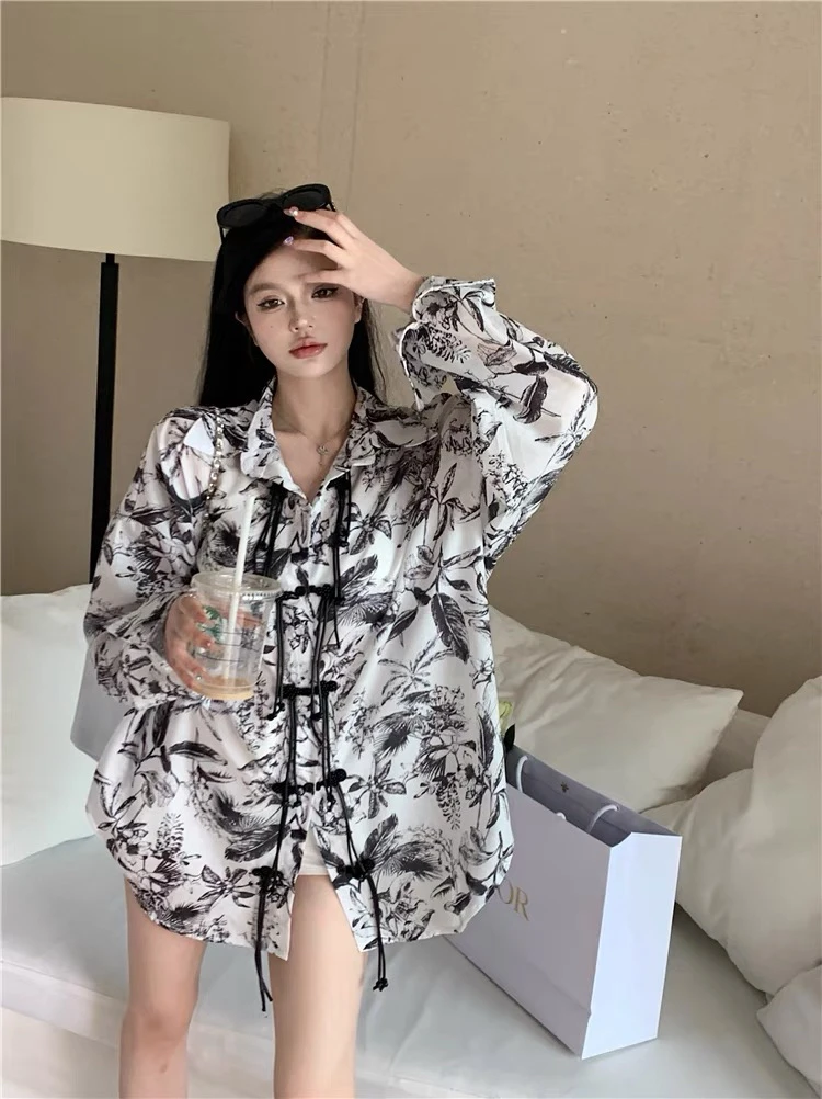 新款新中式高级感漂亮别致小衫衬衣上衣