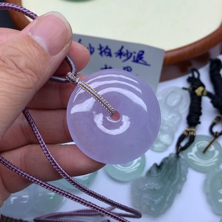 长***头一物一图，平安扣吊坠