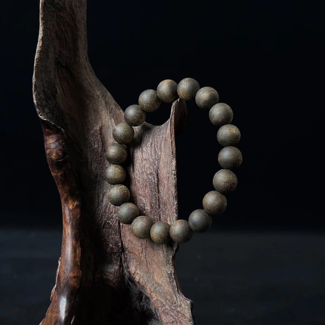 沉香沉香海南沉香奇楠12mm圆珠单圈手串沉香手串