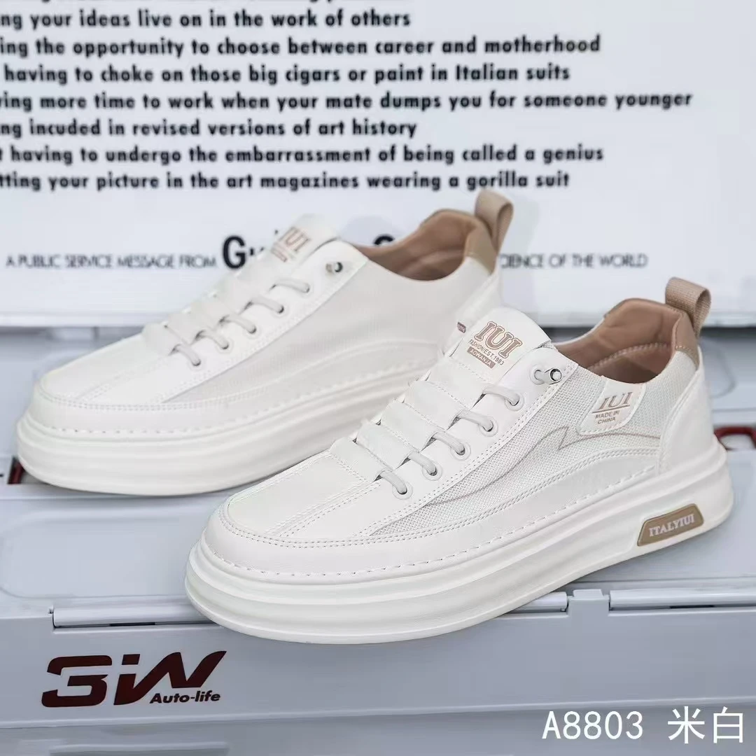 夏季休闲板鞋透气小白鞋休闲板鞋韩版休闲鞋男士