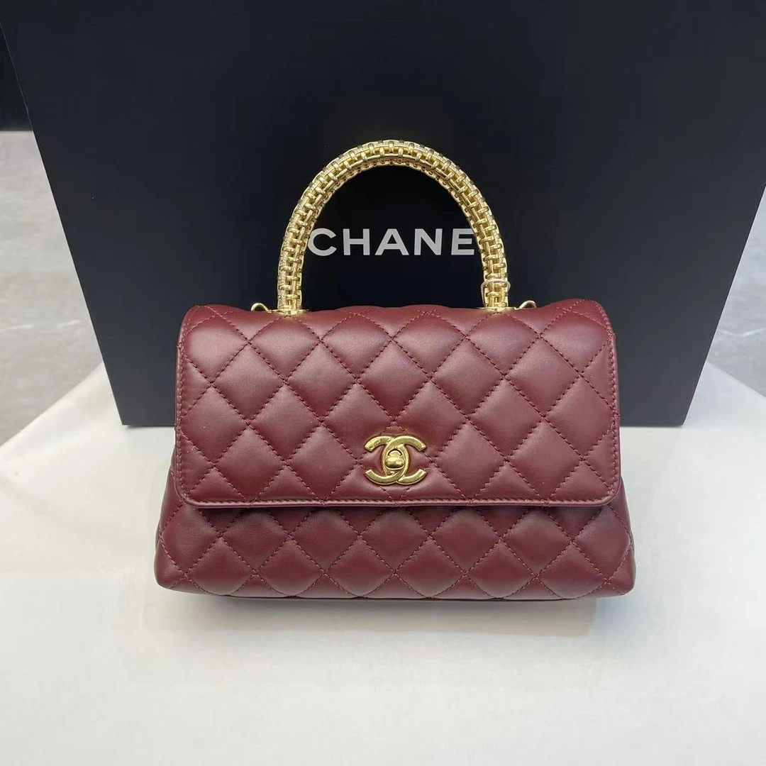 99新 Chanel/香奈儿 98新 奢总管/小号cocohandle包/芯片