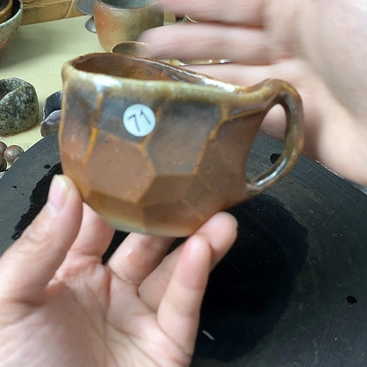 杯川宝福利＇柴烧茶器