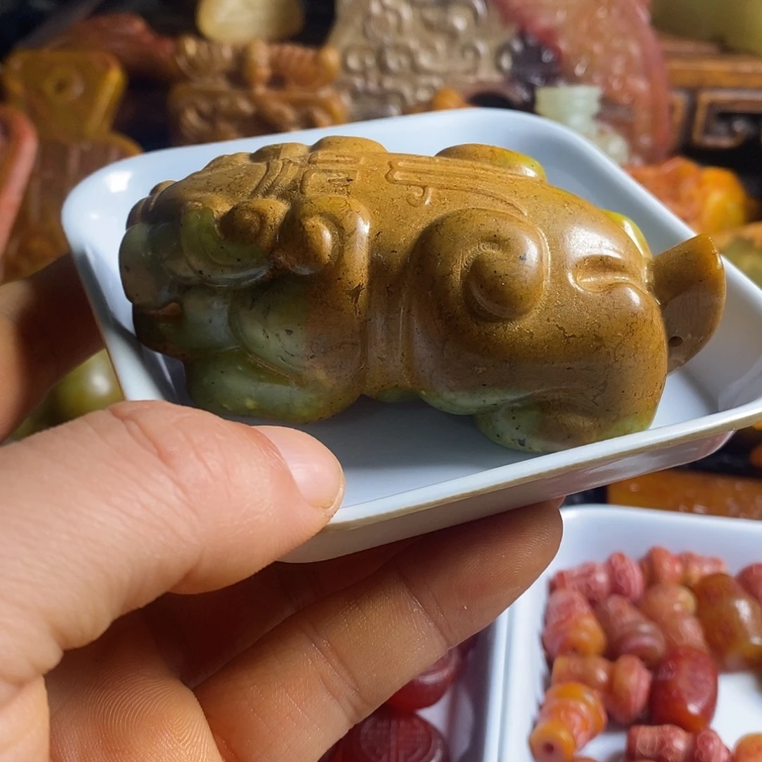 岫岩老玉（透闪石质玉）未镶嵌挂件