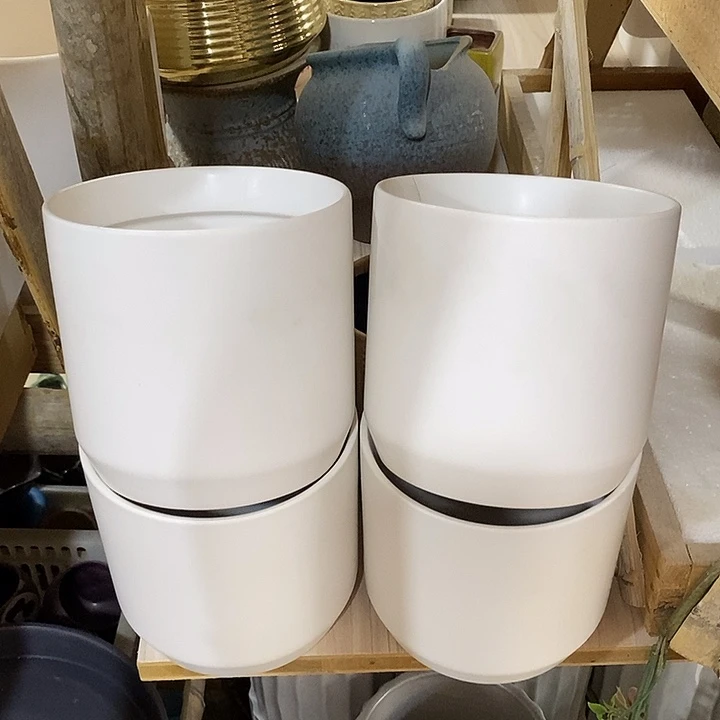 摆件陶盆有孔 瑕疵介意勿拍