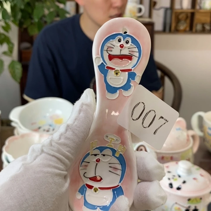 瓷片景德镇釉下彩手绘