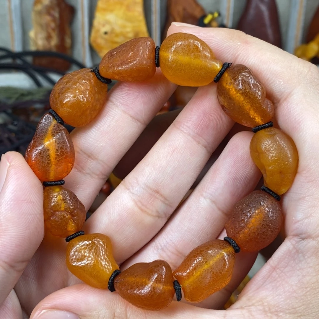 琥珀未镶嵌珠宝奇石