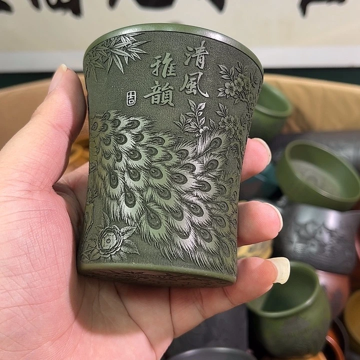 茶杯紫砂全手工紫砂主人杯